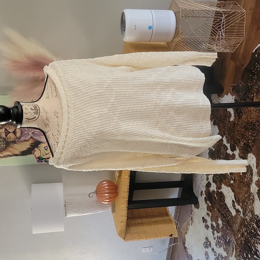 Loose White Sweater